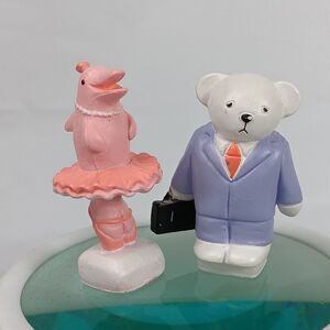 GoldieBlox Figure Dolphin and Bear Game Replacement Pieces Toy Square Bottom